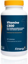 Fittergy Supplements - Vitamine C500 met Bioflavonoïden - 120 tabletten - Vitaminen - vegan - voedingssupplement