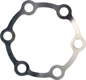 Elvedes rotor shims 0,1mm RVS (8x) 2019068