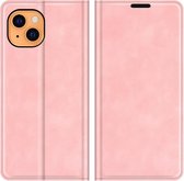 Cazy iPhone 13 Mini Hoesje - Portemonnee Book Case - Kunstleer - Roze