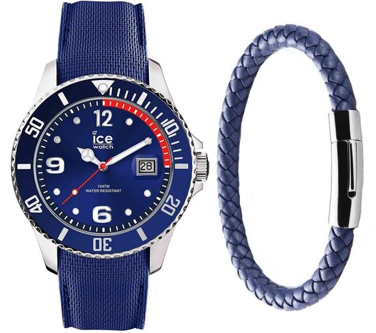 Ice Watch 018921 Horloge - Siliconen - Blauw - Ø 40 mm | bol.com