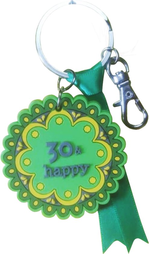 Be Happy - Sleutelhanger - 30 & happy