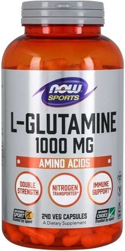 L-Glutamine Now Foods 240v-caps