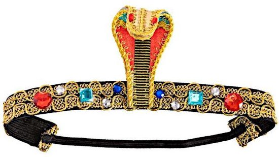 Carnival Toys Tiara Van De Farao Textiel/strass Goud One-size