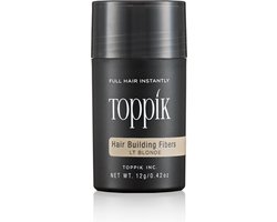 Toppik Hair Building Fibers Lichtblond - 12 gram - Cosmetische Haarverdikker - Verbergt haaruitval - Direct voller haar