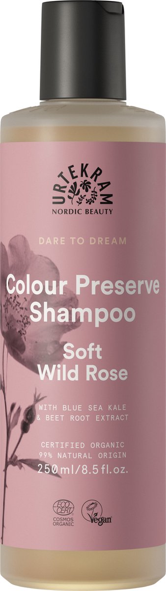 Urtekram Shampoo Soft Wild Rose Biologisch 250 ml