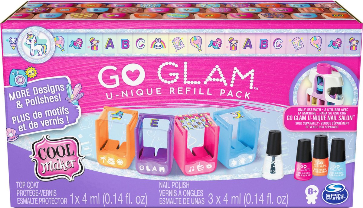 Cool MAKER - GO Glam U-Nique Nail Salon - Machine à Manucure et Pédicure  250 Ongles avec