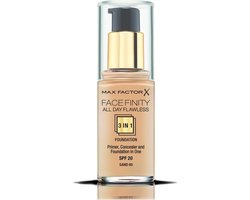 Max Factor All Day Flawless 3 in 1 foundationmake-up Pompflacon Crème 30 ml