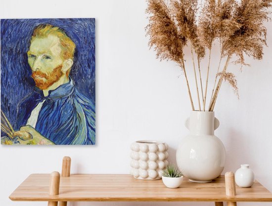 Toile Peinture Autoportrait - Vincent van Gogh - 30x40 cm - Décoration murale