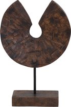 Light & Living Odion Ornament op voet - Hout - 23,5x8x34 cm