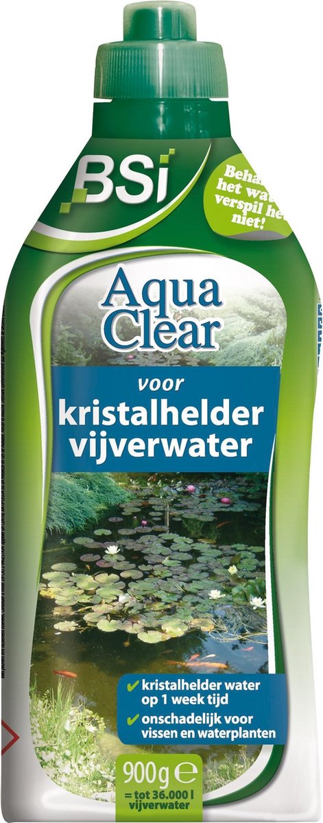 BSI - Aqua Clear - Heldermaker voor vijvers en zwemvijvers met 3-voudige werking - 900 g