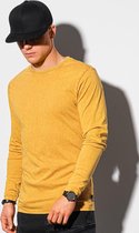 Heren - Longsleeve - Mosterd Geel - L131-v1