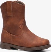Blue Box meisjes enkellaarsjes - Cognac - Maat 31