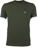 Rox - Heren T-shirt Collin - Donkergroen - Slim - Maat L