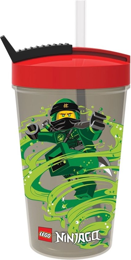 LEGO - Drinkbeker Ninjago 500 ml - Polypropyleen - Zwart