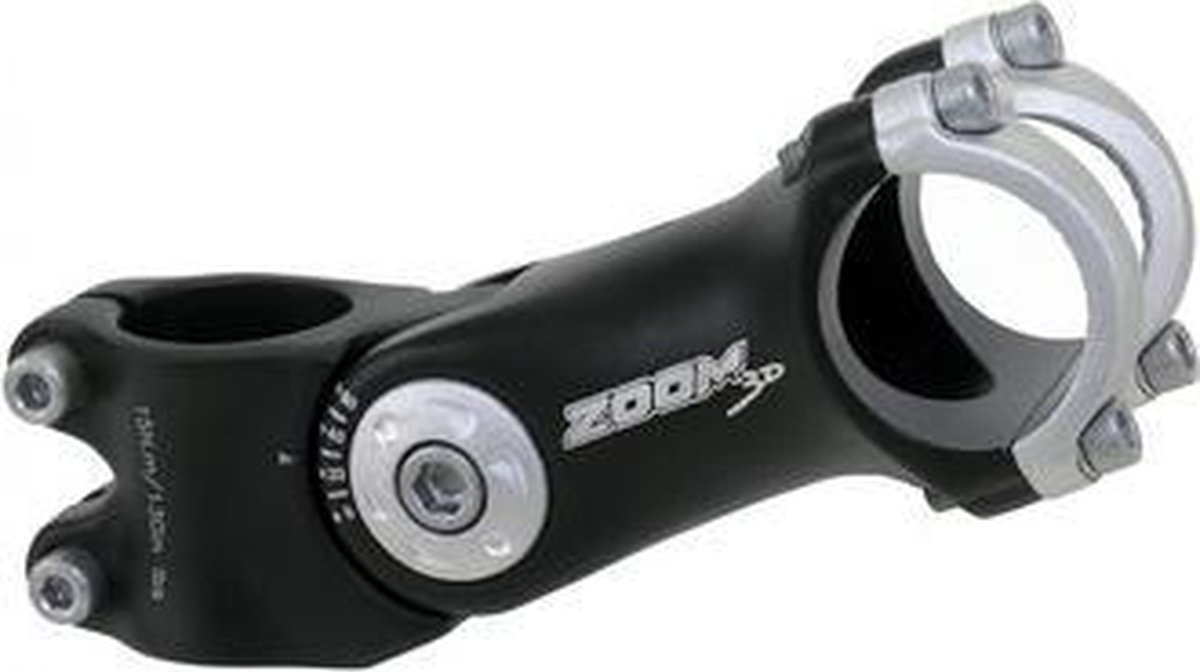 Ergotec Potence unisexe adulte Ahead -Potence Comfi 25.4 / Aluminium Al6061- t6, 15° Potence, Noir