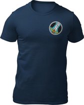 World of Warcraft - Warrior Class  - Heren T-Shirt -Getailleerd - Katoen - Ronde Hals