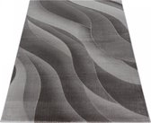 Modern laagpolig vloerkleed Costa - bruin 3523 - 120x170 cm