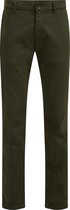 WE Fashion Heren Hybrids slim fit chino van jogkwaliteit -Maat W33 X L34