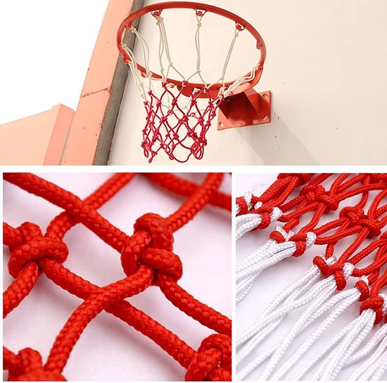 Basketbalnet met Ring - Zinaps Outdoor Basketbal Net met ring, 10 Gaten,  Basketbal... | bol.com
