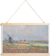 JUNIQE - Posterhanger Monet - Tulip Fields near The Hague -40x60