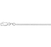 YO&NO - Ketting - Zilver - Gourmet - 2,1mm - 45cm - Sieraden vrouw - Heren  - Zilver 925