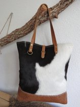hand/schoudertas van Myra Bag (canvas/leer)