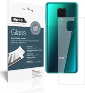 dipos I 2x Pantserfolie helder compatibel met Poco M2 Pro Achterkant Beschermfolie 9H screen-protector (expres kleiner dan het glas omdat het gebogen is)