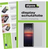 dipos I 2x Beschermfolie mat geschikt voor Sony Xperia 1 II Folie screen-protector (expres kleiner dan het glas omdat het gebogen is)