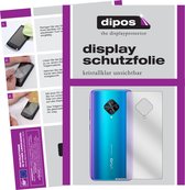 dipos I 2x Beschermfolie helder compatibel met Vivo Y51 (2020) Achterkant Folie screen-protector (expres kleiner dan het glas omdat het gebogen is)