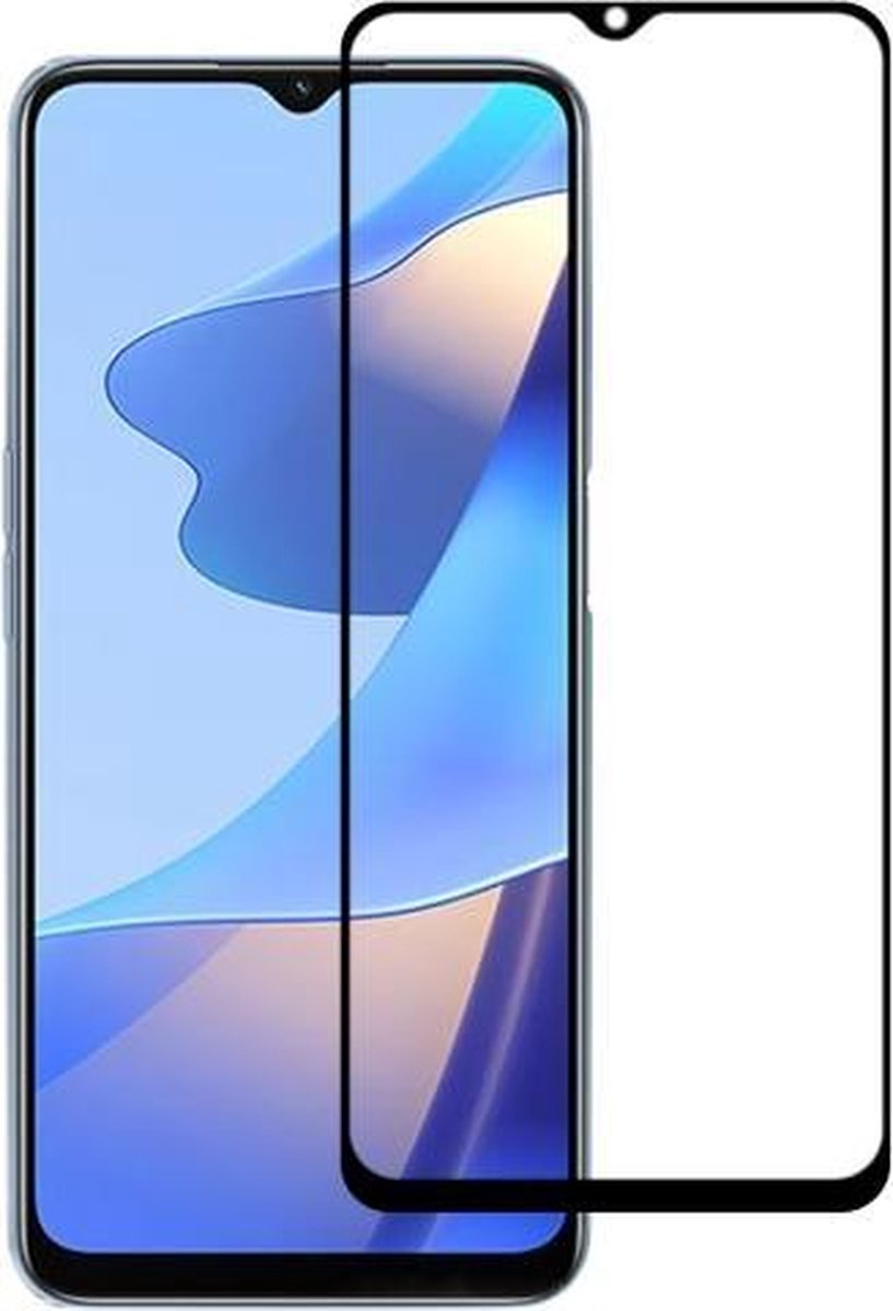 Voor OPPO A16 Full Glue Full Cover Screen Protector Gehard Glas Film: