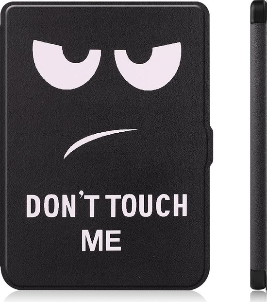 Hoesje Geschikt voor Kobo Nia Hoes Bescherm Hoesje Case Sleep Cover - Hoes Geschikt voor Kobo Nia Hoesje - Don't Touch Me van Hoesje  — afbeelding 4