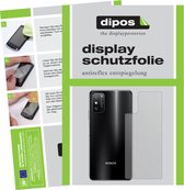 dipos I 2x Beschermfolie mat compatibel met Honor X10 Max 5G Achterkant Folie screen-protector (expres kleiner dan het glas omdat het gebogen is)