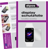 dipos I 2x Beschermfolie helder compatibel met Honor Watch ES Folie screen-protector (expres kleiner dan het glas omdat het gebogen is)