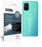 dipos I 2x Pantserfolie mat compatibel met OnePlus 8T Achterkant Beschermfolie 9H screen-protector (expres kleiner dan het glas omdat het gebogen is)