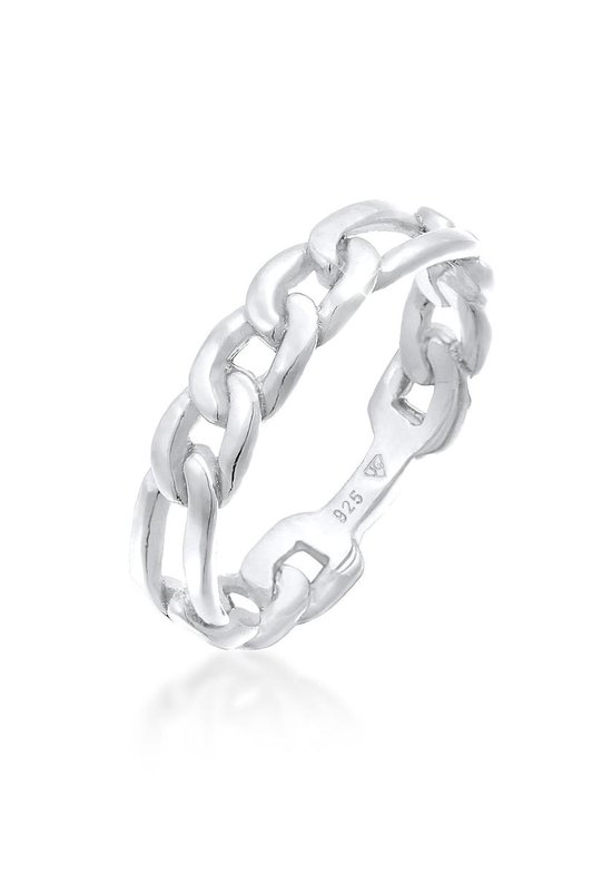 Bagues femme Elli Bagues Figaro Links Design Chunky Trend en Argent sterling 925