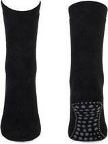 Basset Antislip sokken met ABS noppen 1 paar zwart - 42