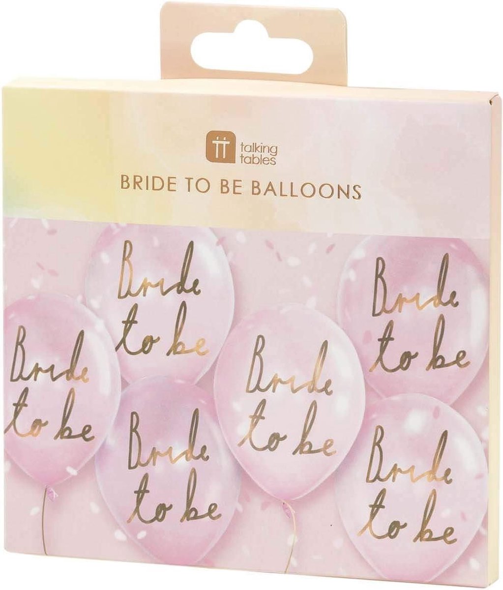 Bride to be ballonnen - Talking Tables