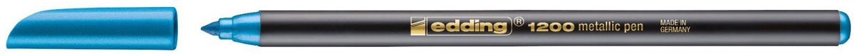 Color pennen Edding 1200-73 blauw Metallic