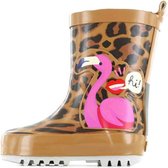 Regenlaarzen | Meisjes | Leopardo | Textiel | Go Banana's | Maat 31