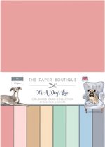 The Paper Boutique Colored Card - It's a dogs life - A4 - 3x8 kleuren