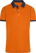 James & Nicholson Poloshirt - urban - oranje - heren - polo M