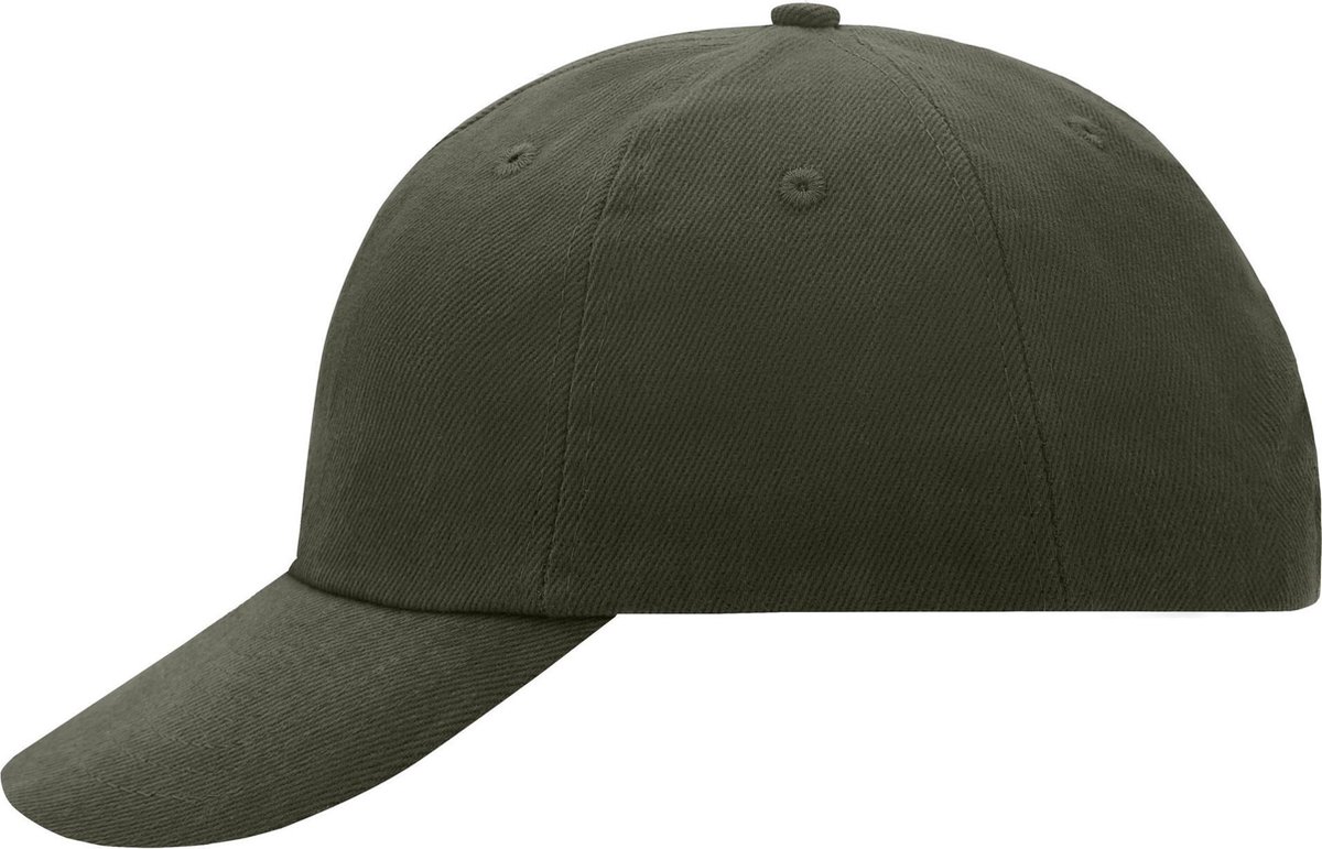 Olijf kleurige baseballcap