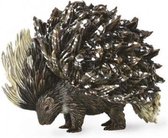 speelfiguur stekelvarken zwart 6 x 4 cm