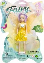 tienerpop Fairy meisjes 24 x 16 cm geel