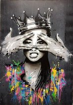 Banksy Stijl Graffiti Wall Art Print Poster Wall Art Kunst Canvas Printing Op Papier Living Decoratie 50x75cm Multi-color
