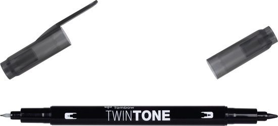 Tombow TwinTone Markers 33 Black