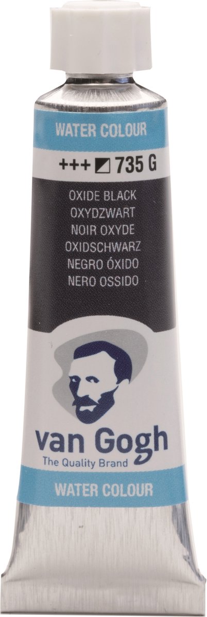 Van Gogh Aquarelverf Tube - 10 ml 735 Oxydzwart - Van Gogh