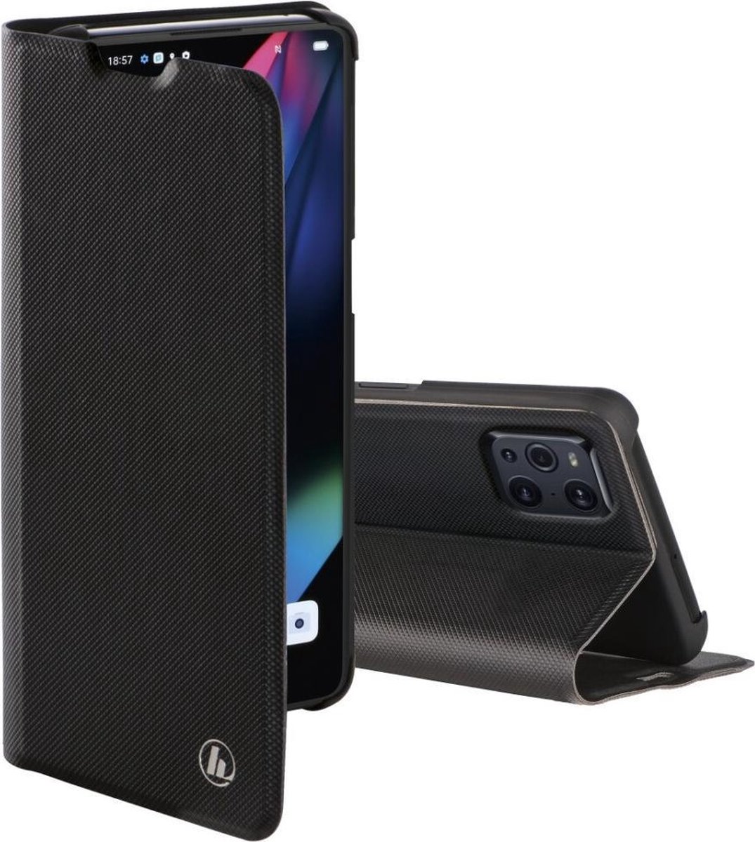 Hama Booklet Slim Pro Voor Oppo Find X3 Pro 5G Zwart
