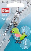 Prym Fashion Zipper Vogel Groen-Blauw