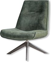 Olijfgroene Draaifauteuil Stef - 98x68xH88 cm